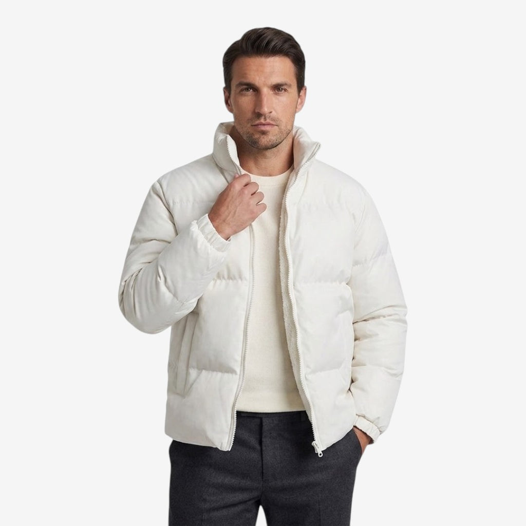 Jorvalore | Men's Winter Zip-Up Jacket Warm Stand Collar Streetwear