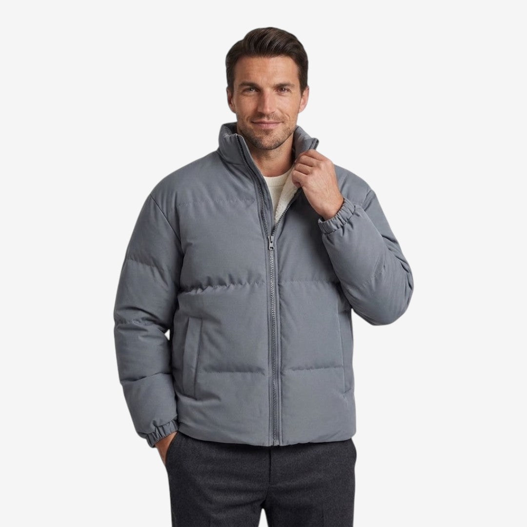 Jorvalore | Men's Winter Zip-Up Jacket Warm Stand Collar Streetwear