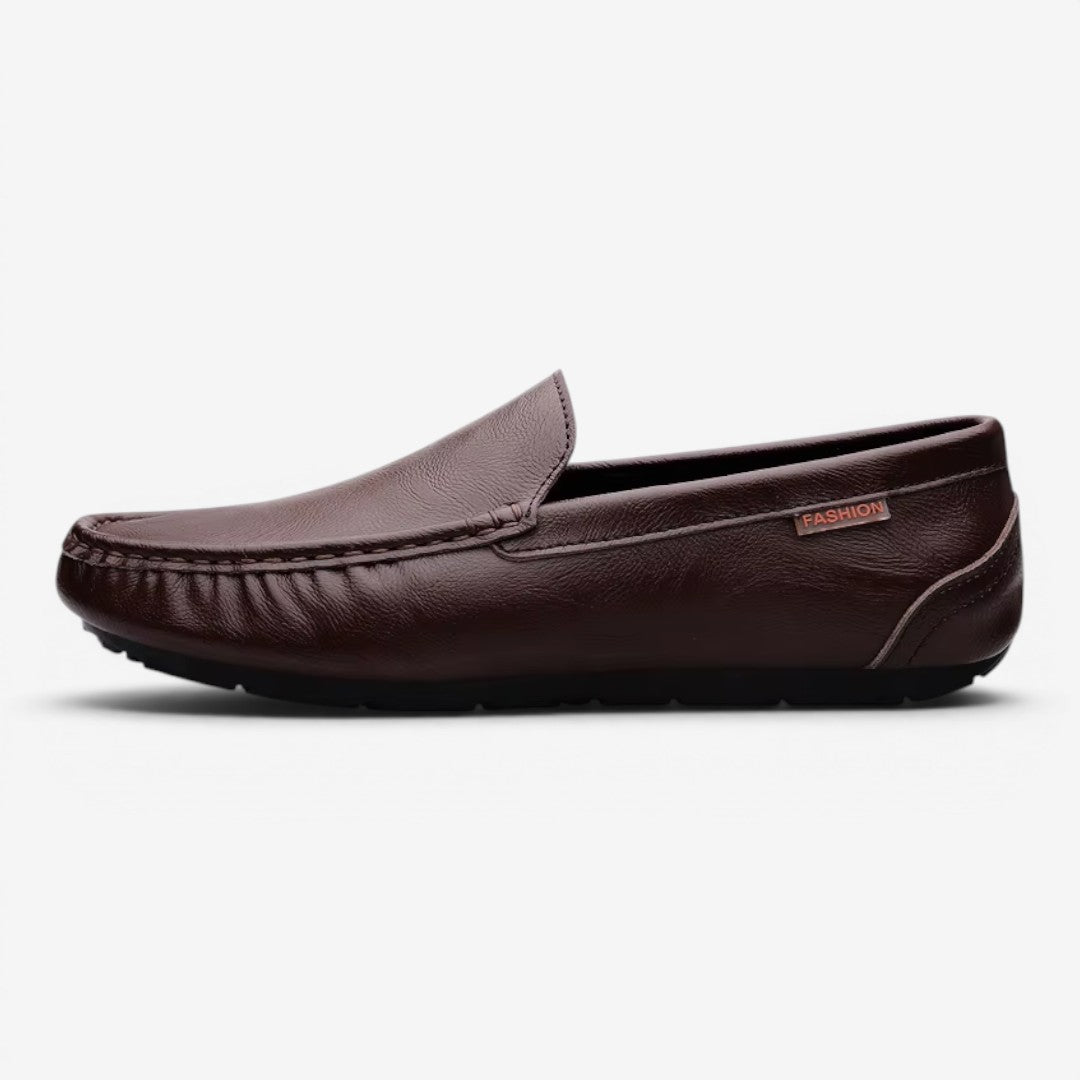 Jorvalore | Men's Breathable Leather Loafers for Casual Walking Comfort