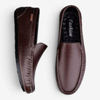 Jorvalore | Men's Breathable Leather Loafers for Casual Walking Comfort