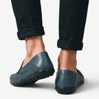 Jorvalore | Men's Breathable Leather Slip-On Loafers for Walking