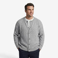 Jorvalore | Men's Cable Knit Button Cardigan Casual Loose Fit