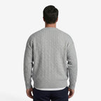 Jorvalore | Men's Cable Knit Button Cardigan Casual Loose Fit