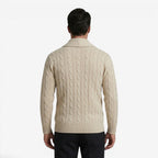 Jorvalore | Men's Cable Knit Button Cardigan for Autumn & Winter