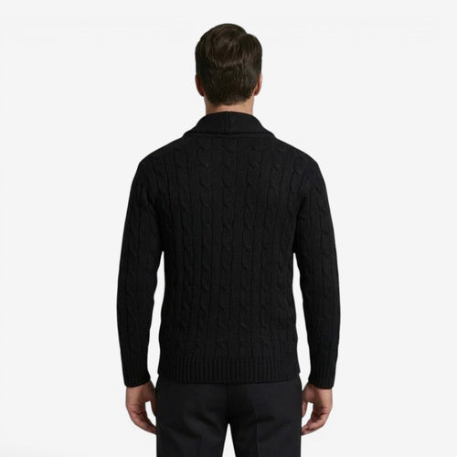 Jorvalore | Men's Cable Knit Button Cardigan for Autumn & Winter