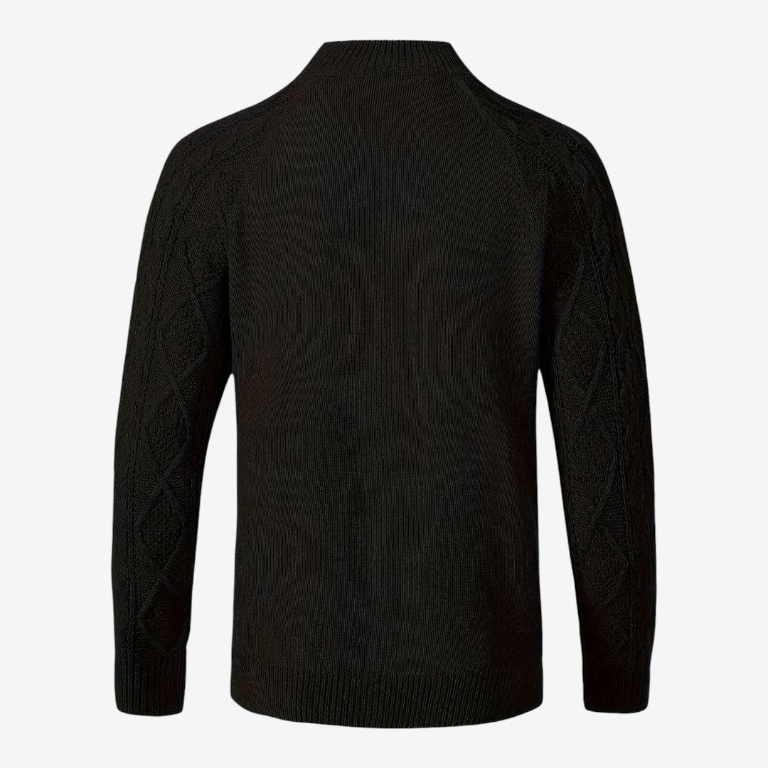 Jorvalore | Men's Cable Knit Button Cardigan for Autumn & Winter
