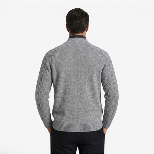 Jorvalore | Men's Cable Knit Button Cardigan for Autumn & Winter