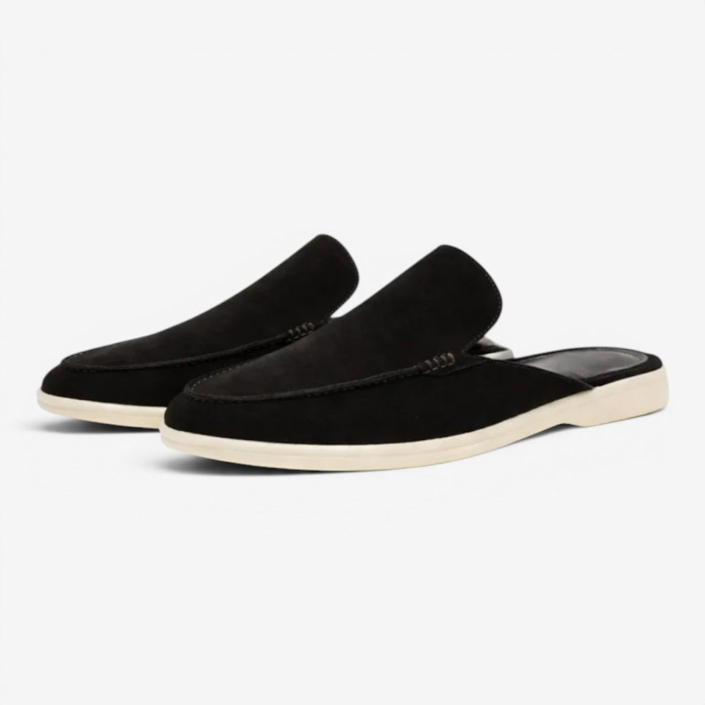 Jorvalore | Men's Casual Backless Loafers Suede Mule Shoes for Summer