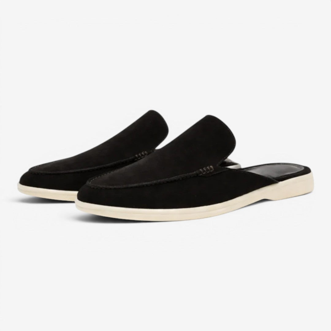 Jorvalore | Men's Casual Backless Loafers Suede Mule Shoes for Summer