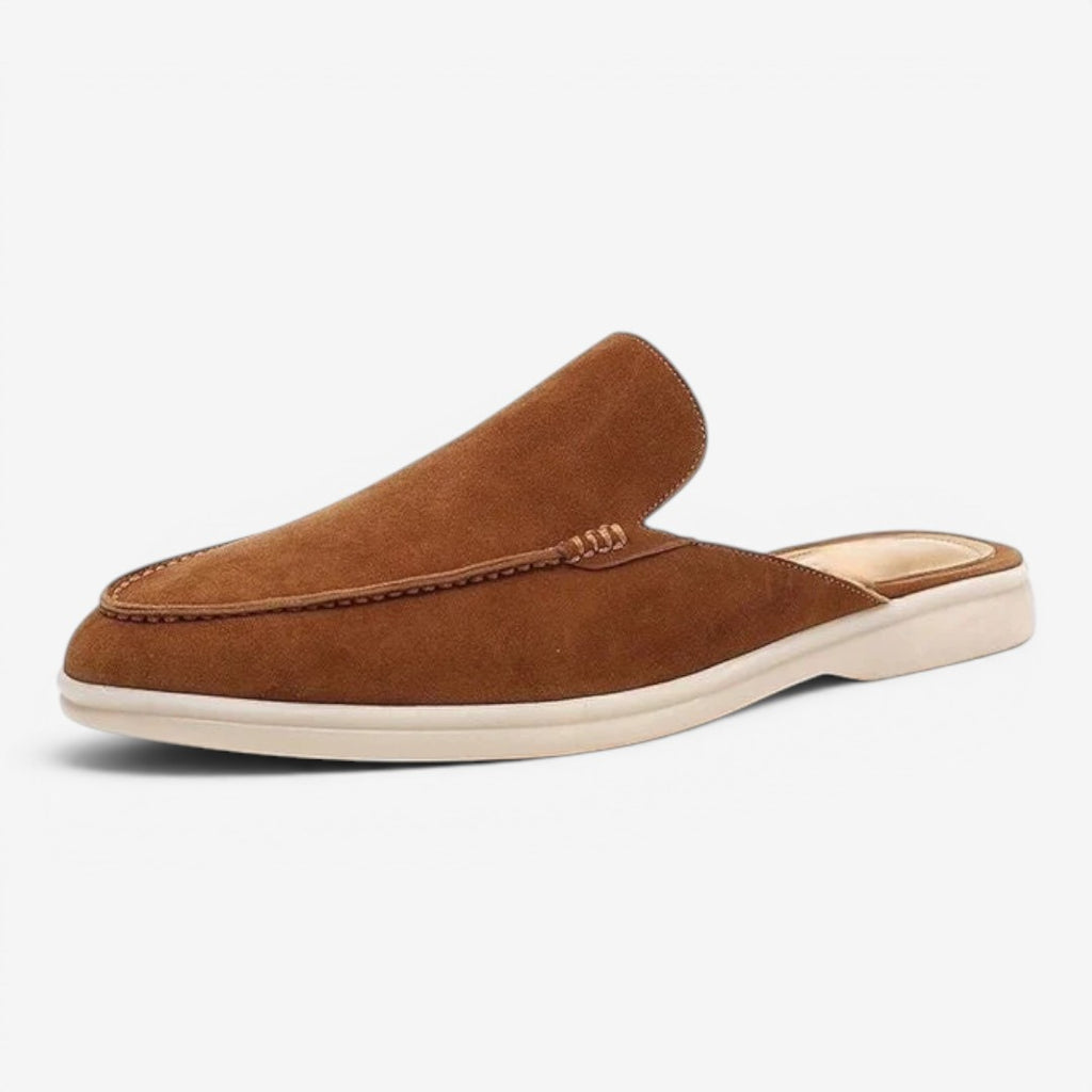Jorvalore | Men's Casual Backless Loafers Suede Mule Shoes for Summer