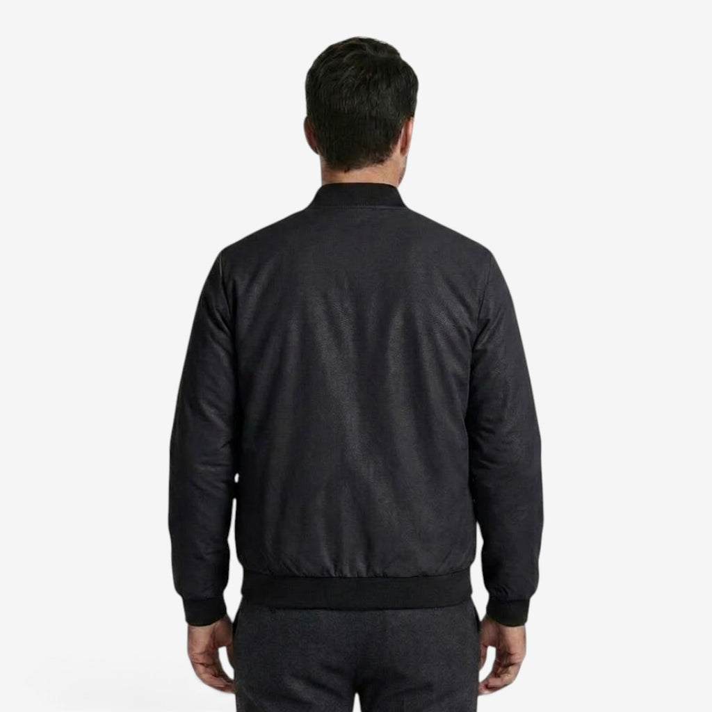 Jorvalore | Men’s Casual Bomber Jacket Baseball Collar Zip Up