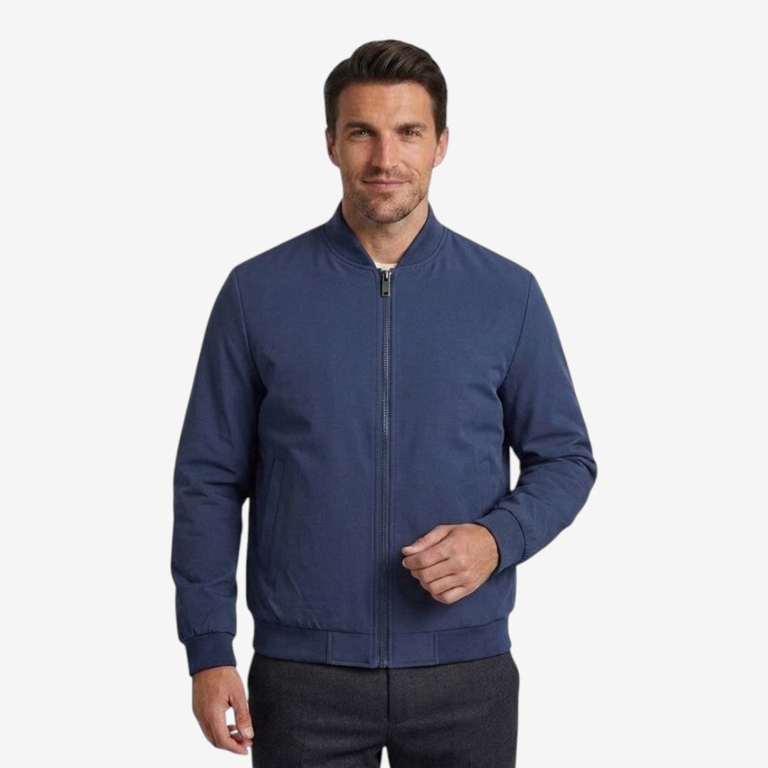 Jorvalore | Men’s Casual Bomber Jacket Baseball Collar Zip Up