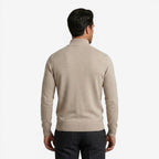 Jorvalore | Men's Casual Knit Quarter Zip Jumper with Warm Comfort