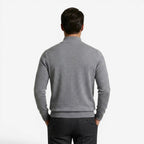 Jorvalore | Men's Casual Knit Quarter Zip Jumper with Warm Comfort
