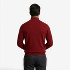 Jorvalore | Men's Casual Knit Quarter Zip Jumper with Warm Comfort