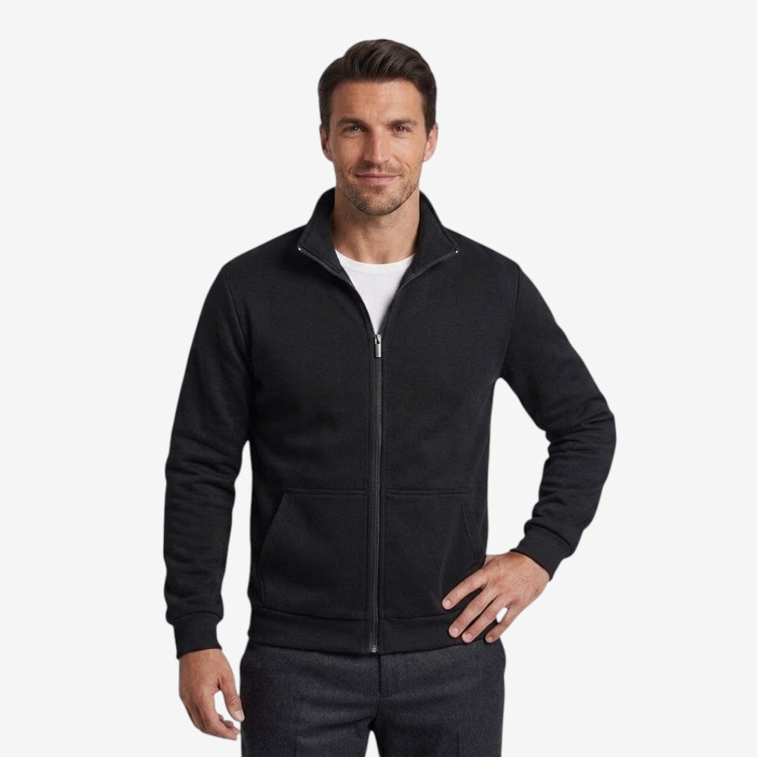 Jorvalore | Men's Casual Knit Zip Jacket Warm High-Neck Style