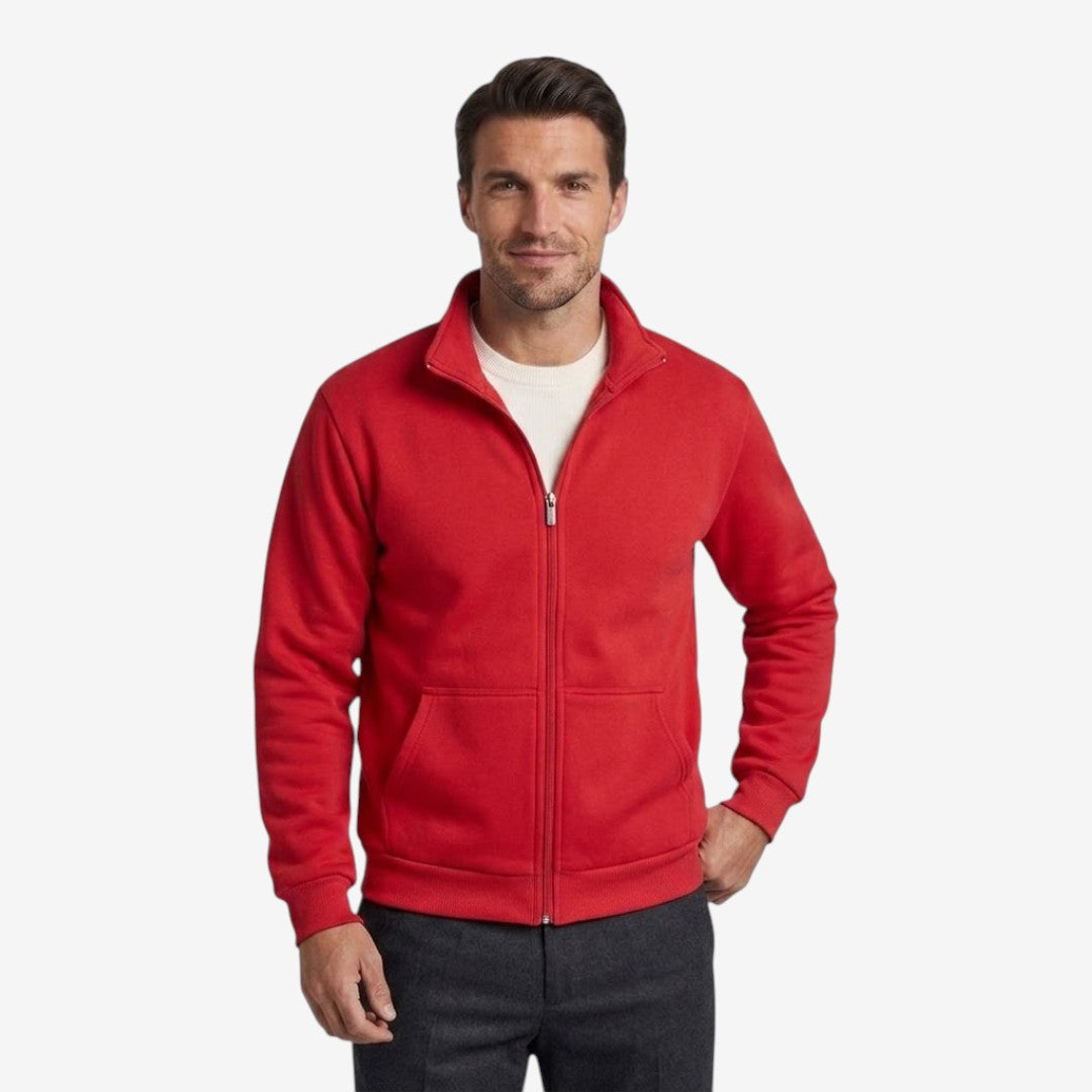 Jorvalore | Men's Casual Knit Zip Jacket Warm High-Neck Style