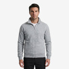 Jorvalore | Men’s Casual Knit Zip Jacket with Stand Collar and Pockets