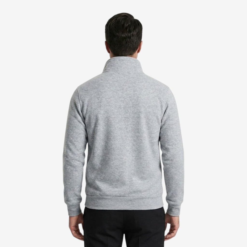 Jorvalore | Men’s Casual Knit Zip Jacket with Stand Collar and Pockets