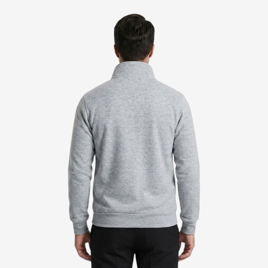 Jorvalore | Men’s Casual Knit Zip Jacket with Stand Collar and Pockets