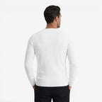 Jorvalore | Men's Casual Ribbed Henley Shirt for Autumn & Winter