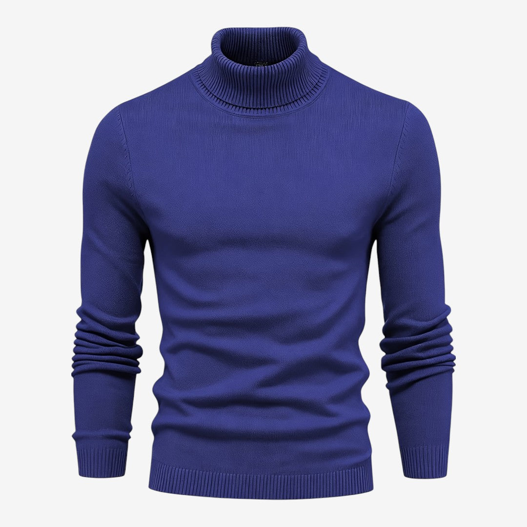 Jorvalore | Men's Casual Turtleneck Knit Sweater for Autumn & Winter