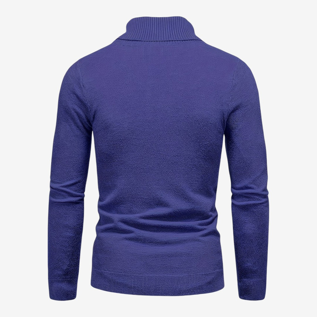 Jorvalore | Men's Casual Turtleneck Knit Sweater for Autumn & Winter