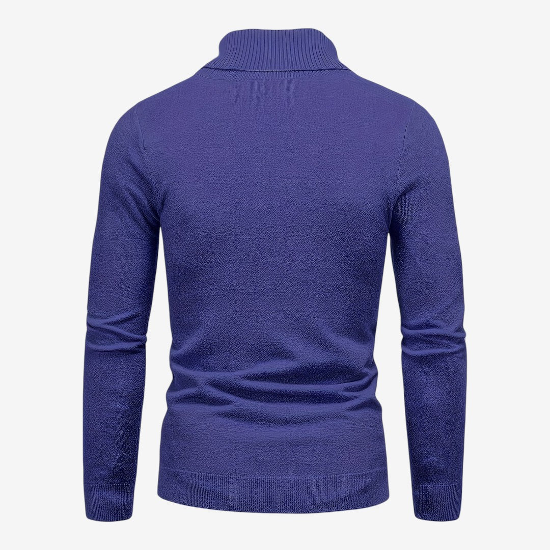Jorvalore | Men's Casual Turtleneck Knit Sweater for Autumn & Winter