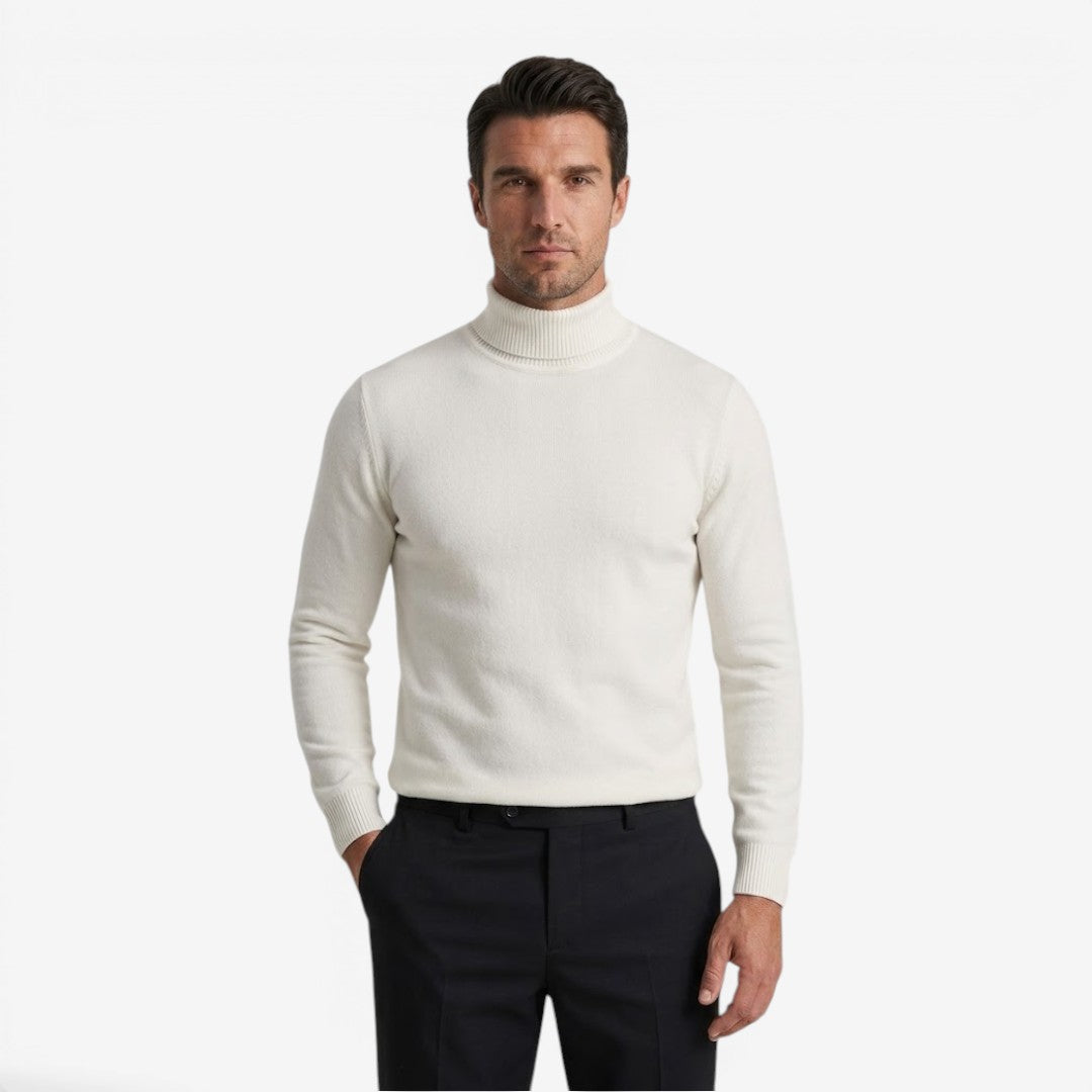 Jorvalore | Men's Casual Turtleneck Knit Jumper for Autumn & Winter