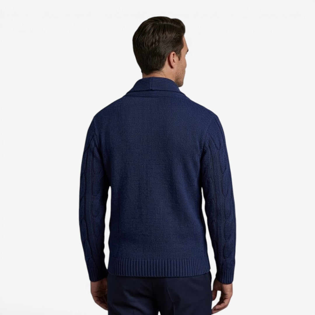 Jorvalore | Men's Classic Button Up Knit Cardigan Comfortable Winter Layer