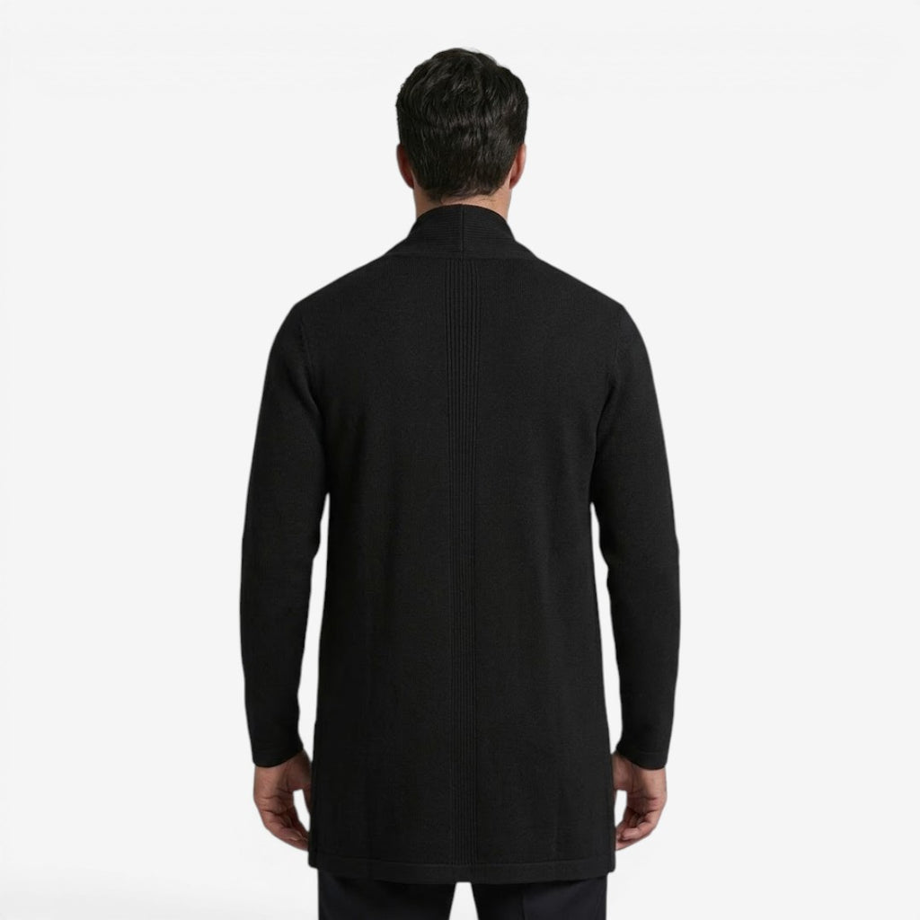 Jorvalore | Men's Classic Long Knit Cardigan Soft Warm Layering