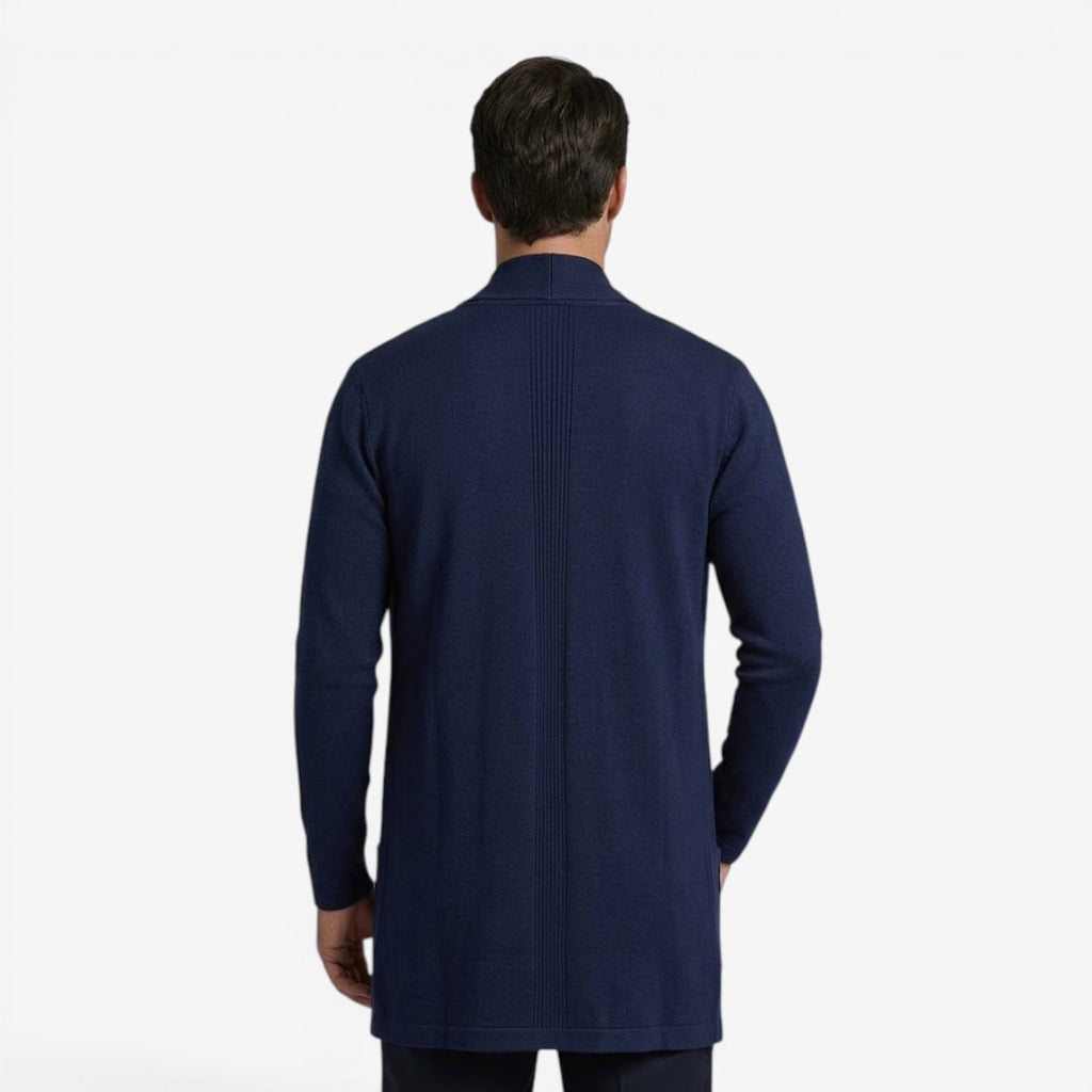 Jorvalore | Men's Classic Long Knit Cardigan Soft Warm Layering
