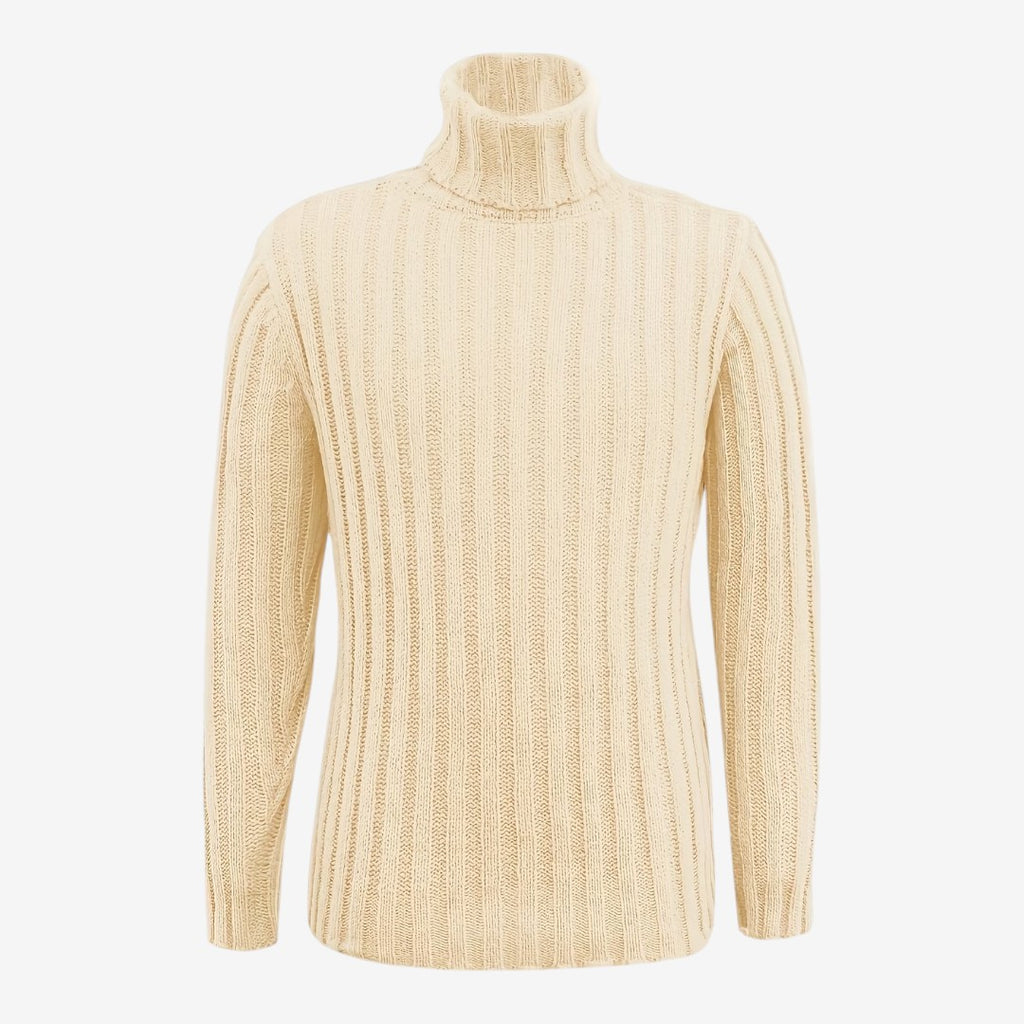 Jorvalore | Men's Classic Ribbed Turtleneck Jumper Plus Size