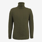 Jorvalore | Men's Classic Ribbed Turtleneck Jumper Plus Size