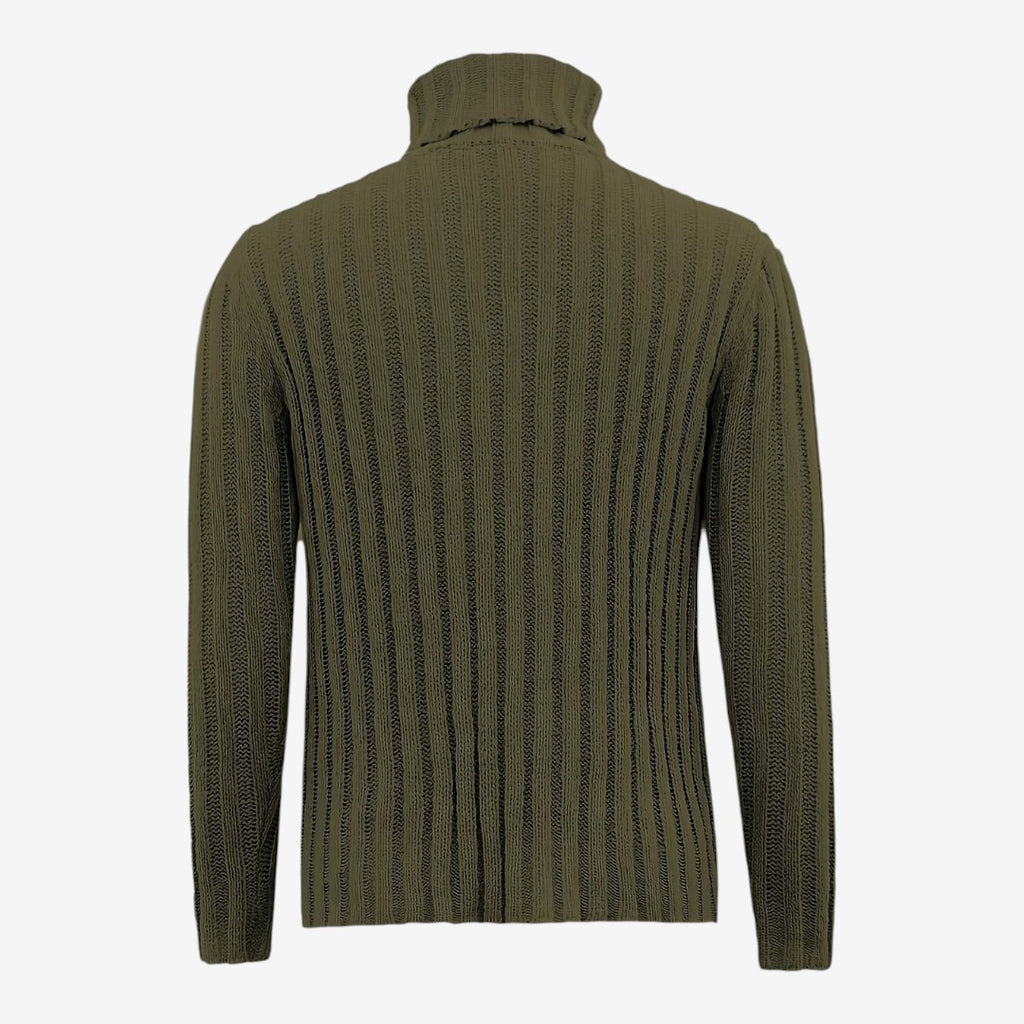 Jorvalore | Men's Classic Ribbed Turtleneck Jumper Plus Size