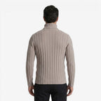 Jorvalore | Men's Classic Ribbed Turtleneck Jumper Plus Size