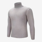 Jorvalore | Men's Classic Ribbed Turtleneck Jumper Plus Size