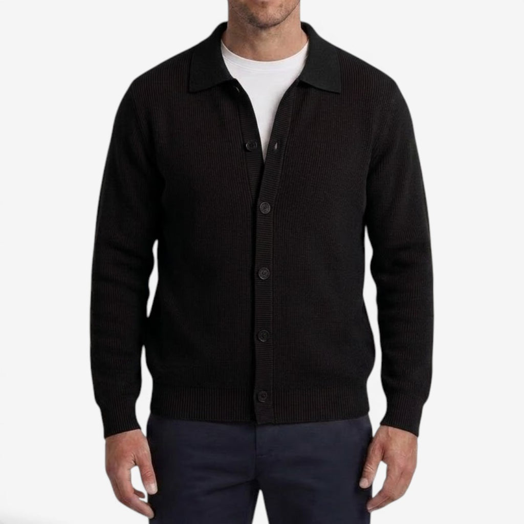 Jorvalore | Men's Classic Slim Fit Cardigan for Autumn and Winter