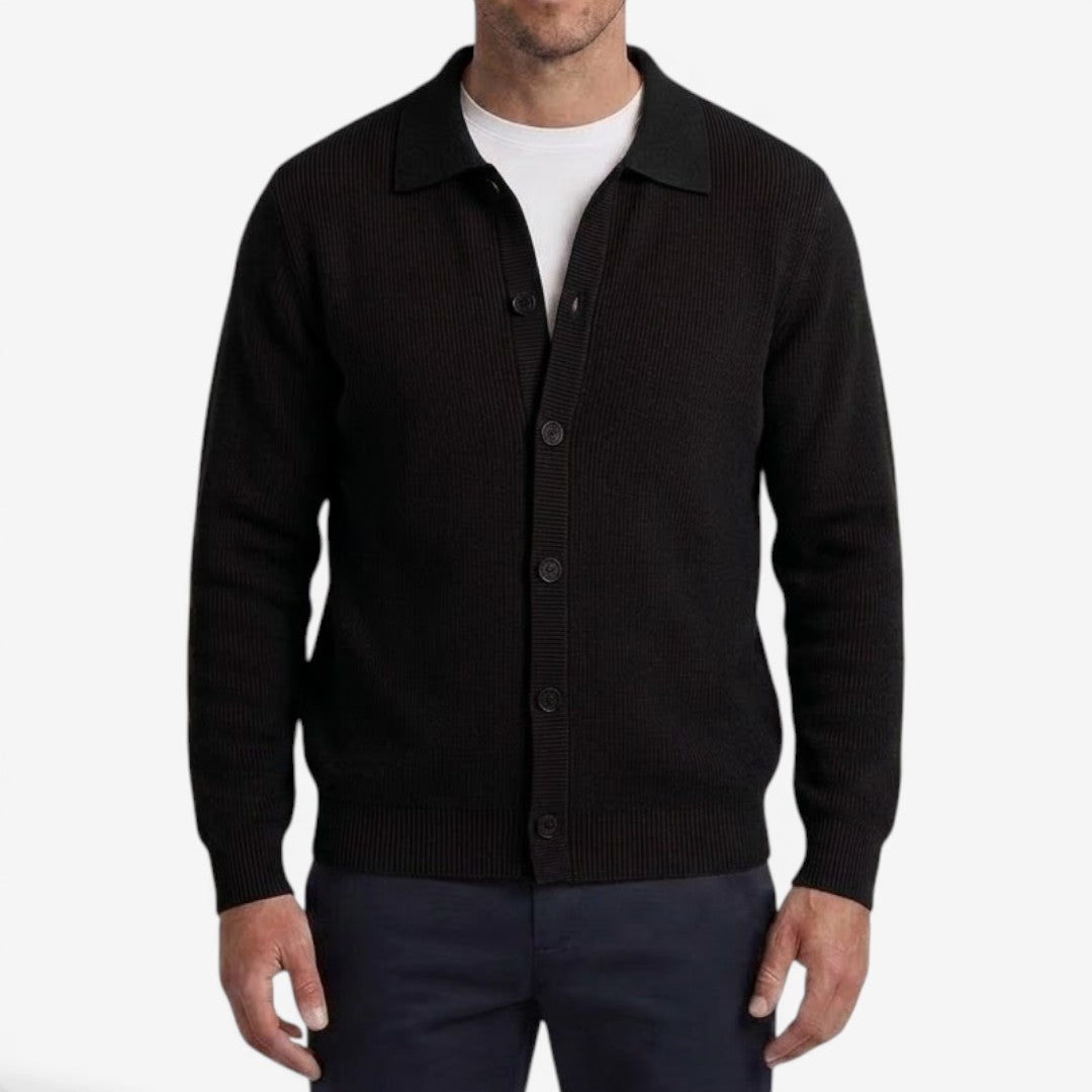 Jorvalore | Men's Classic Slim Fit Cardigan for Autumn and Winter