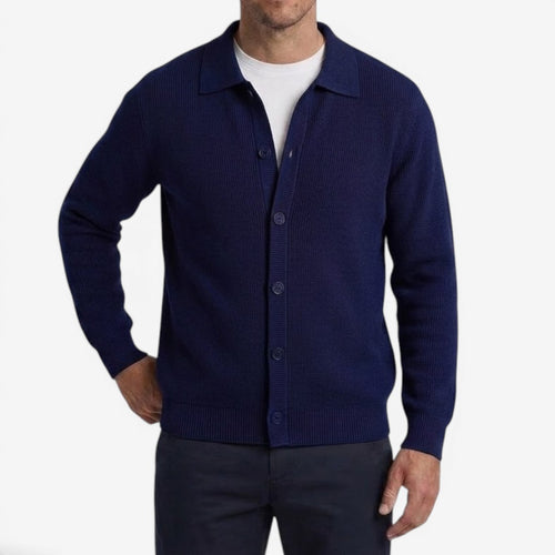 Jorvalore | Men's Classic Slim Fit Cardigan for Autumn and Winter