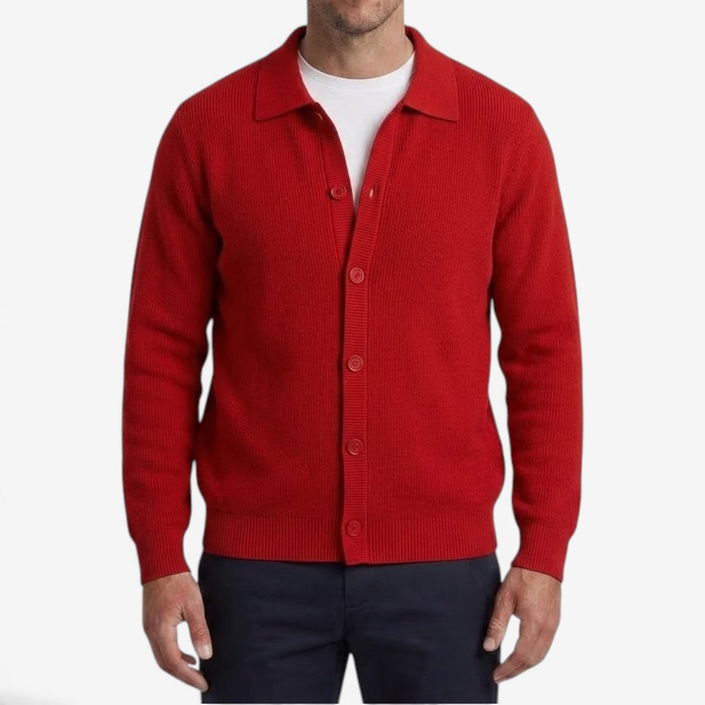 Jorvalore | Men's Classic Slim Fit Cardigan for Autumn and Winter