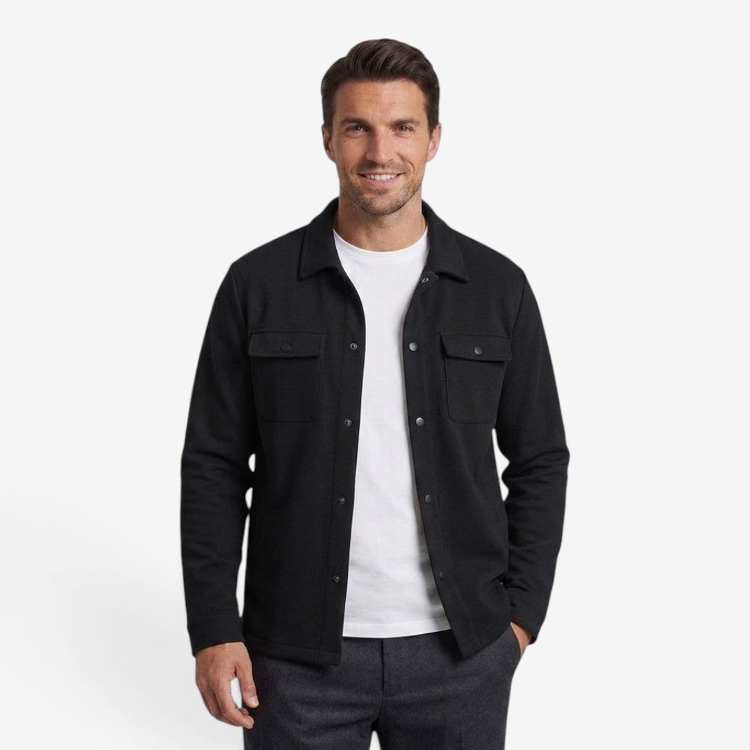 Jorvalore | Men’s Corduroy Jacket Lapel Collar Button Up Casual Coat