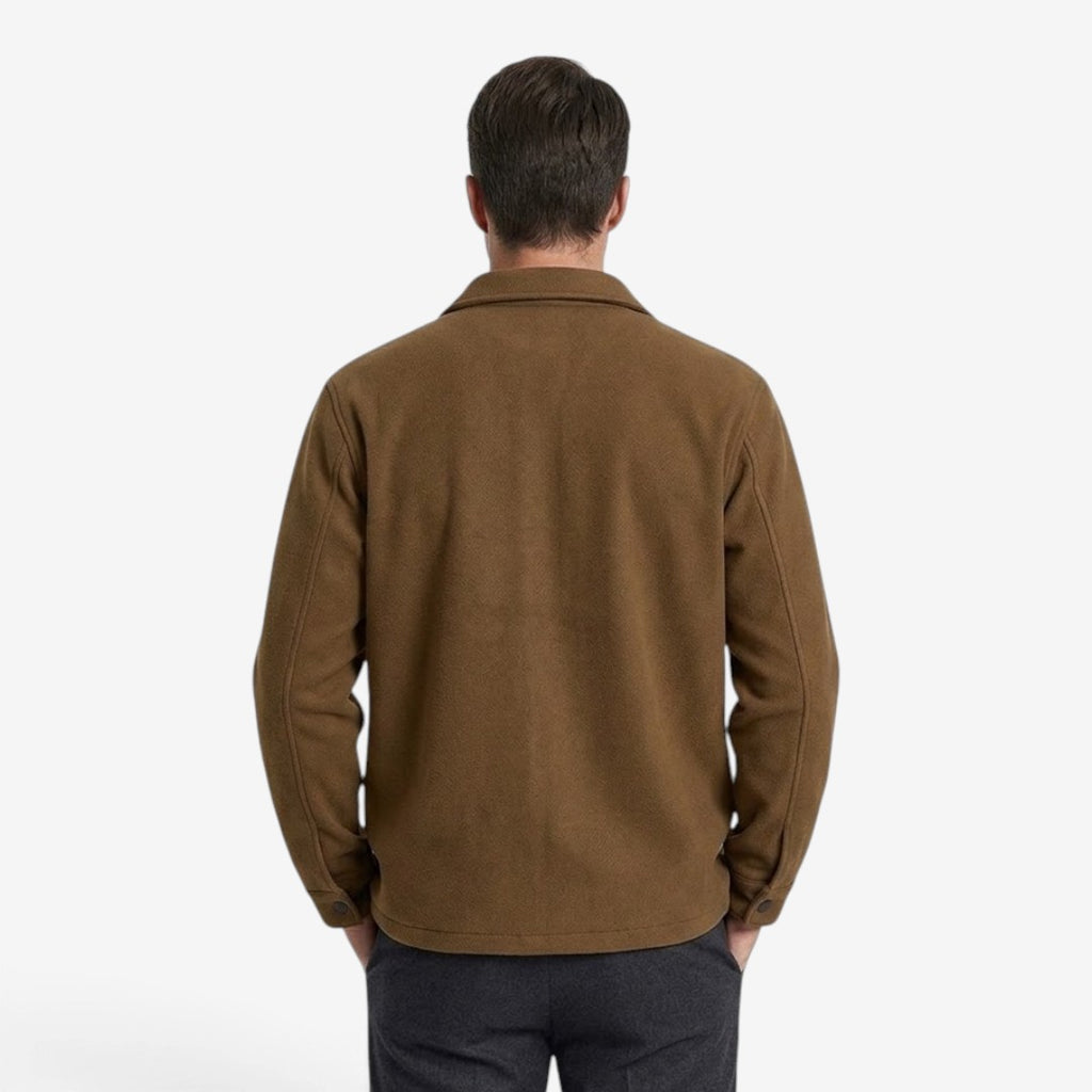 Jorvalore | Men’s Corduroy Jacket Lapel Collar Button Up Casual Coat