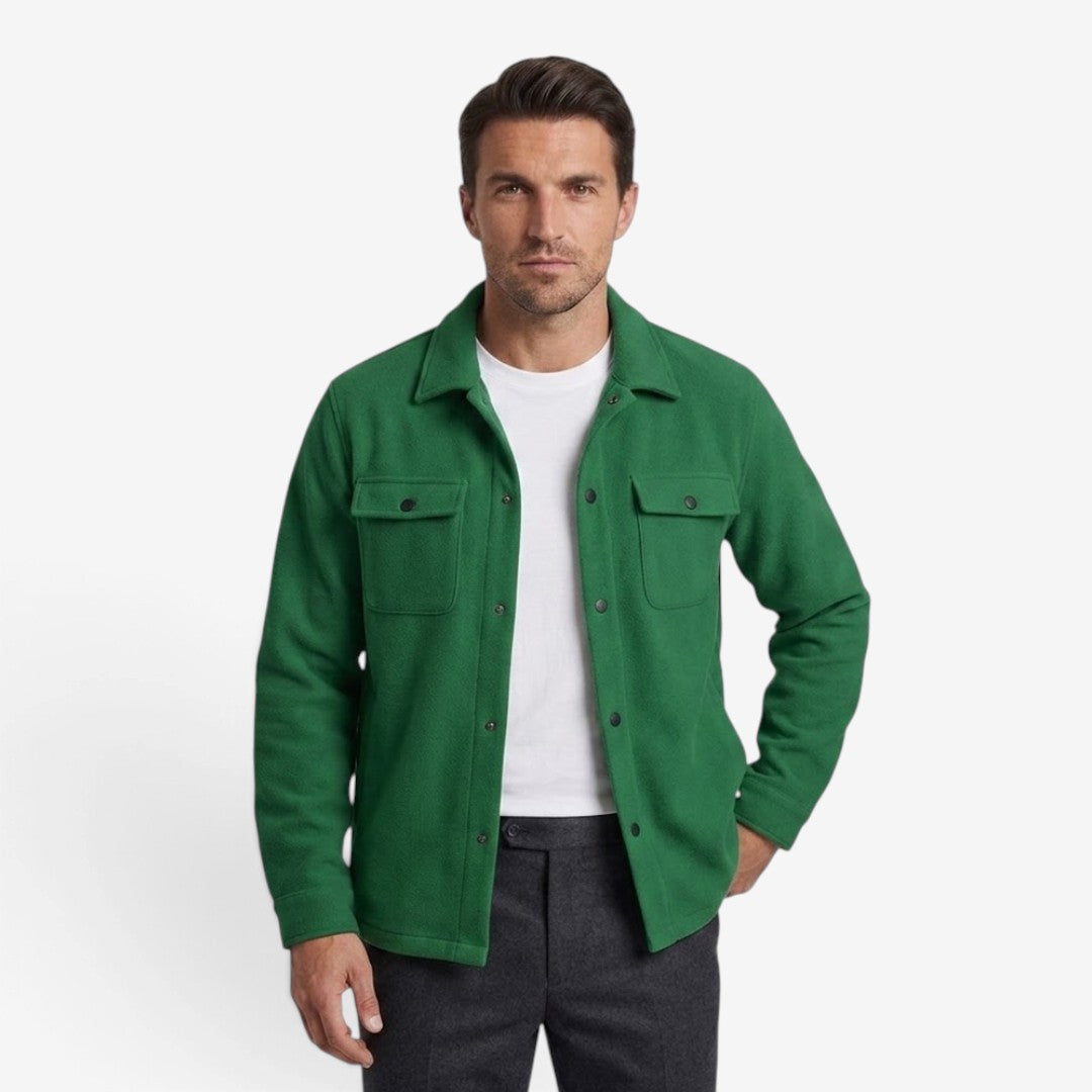 Jorvalore | Men’s Corduroy Jacket Lapel Collar Button Up Casual Coat
