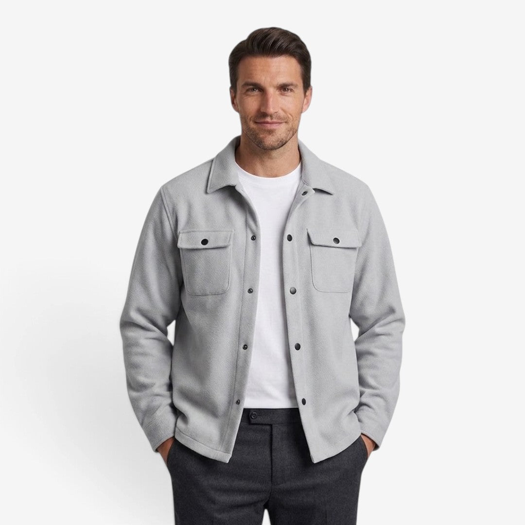 Jorvalore | Men’s Corduroy Jacket Lapel Collar Button Up Casual Coat