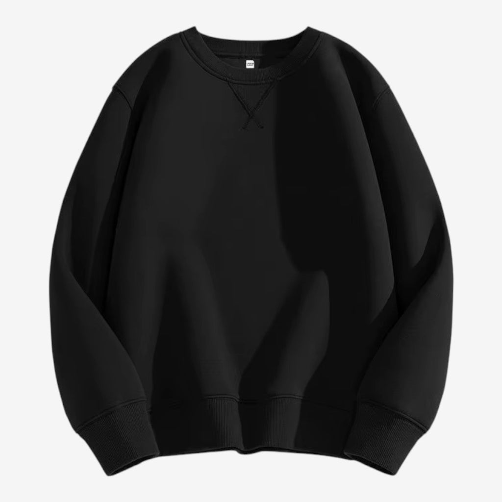 Jorvalore | Men's Cotton Blend Crew-Neck Sweatshirt Comfortable Casual Fit