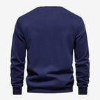 Jorvalore | Men's Cotton Knit Polo Jumper for Autumn Winter Style
