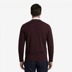 Jorvalore | Men's Diamond Knit Cardigan for Business Casual Style
