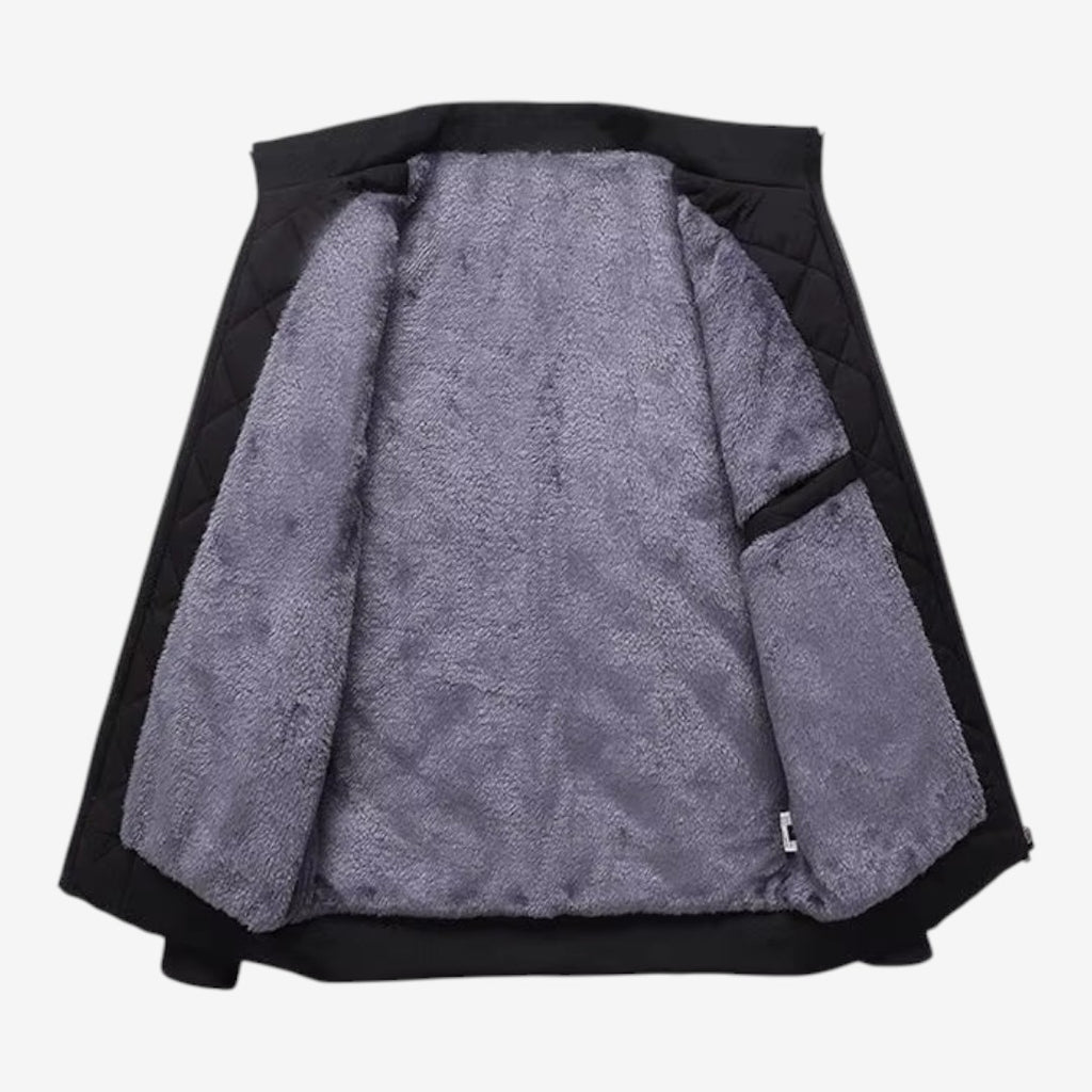 Jorvalore | Men’s Fleece Lined Winter Bomber Jacket Slim Fit