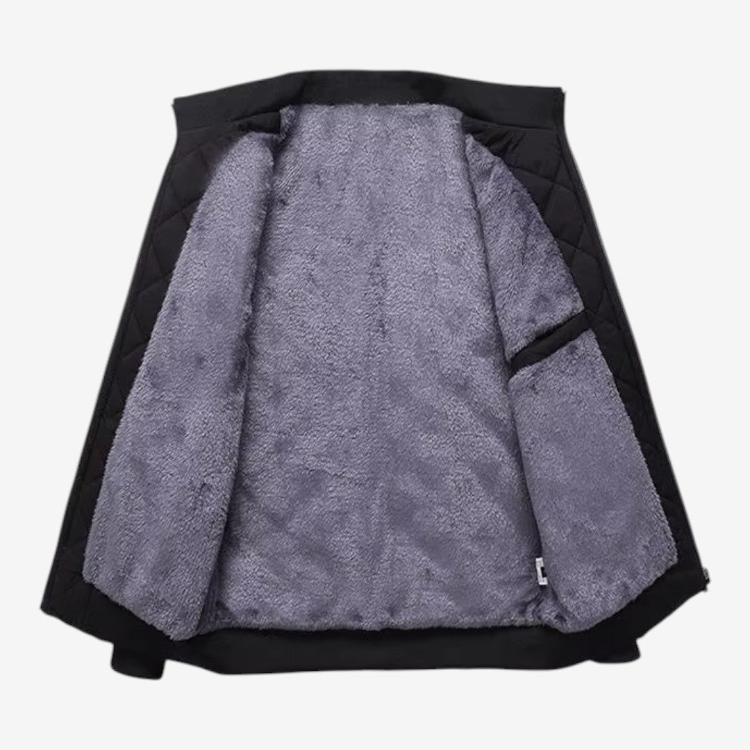 Jorvalore | Men’s Fleece Lined Winter Bomber Jacket Slim Fit